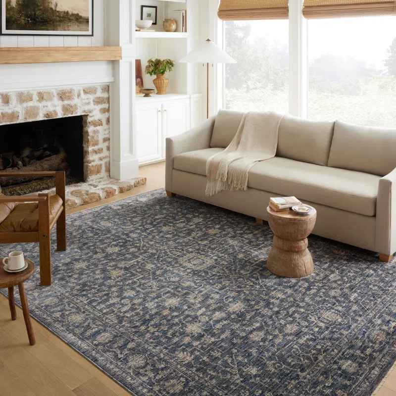 Sorrento Oriental Machine Made Power Loom Polyester Area Rug-9'6"x13'1"