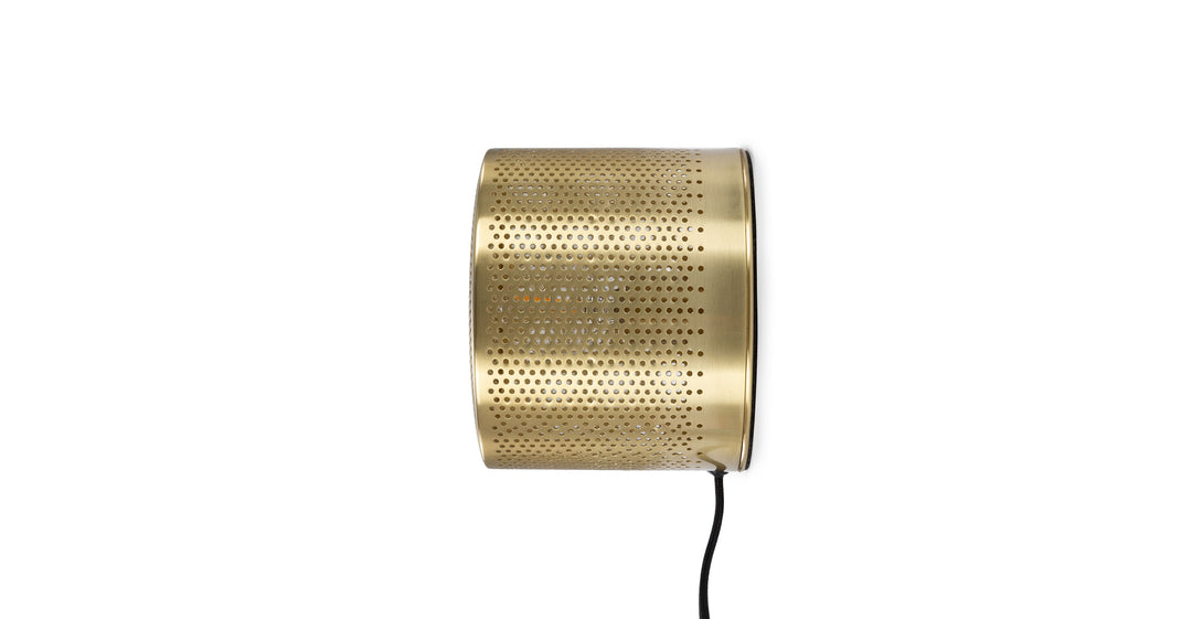 Perforate Brass Table Lamp