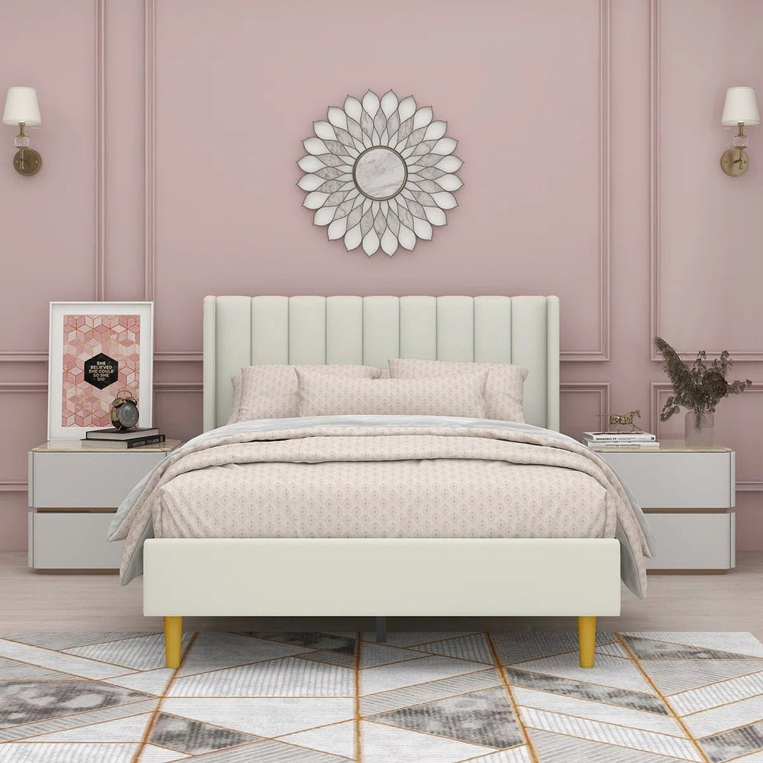 Eriksay Low Profile Upholstered Platform Bed