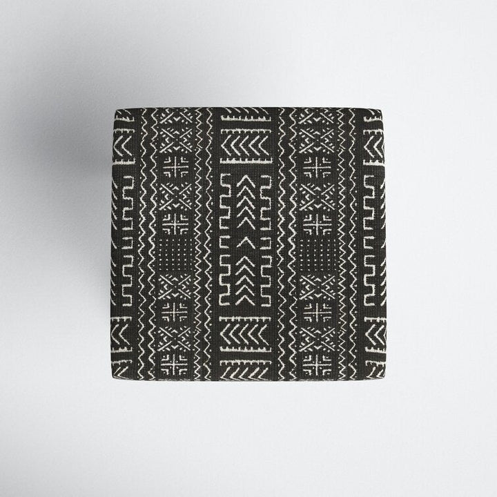Castel Square Geometric Standard Ottoman