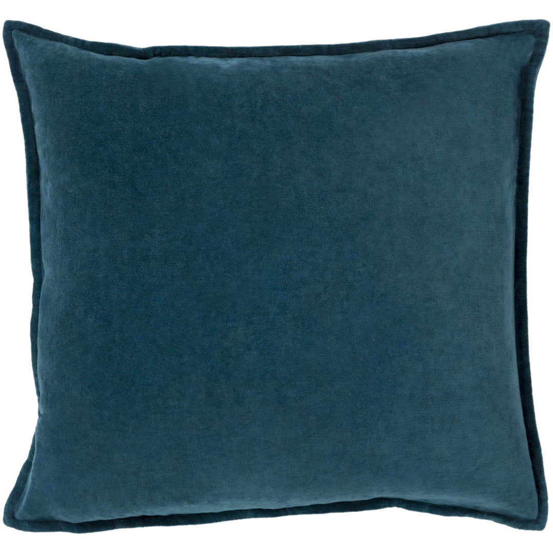 Cotton Velvet Pillow With Insert 18 x18