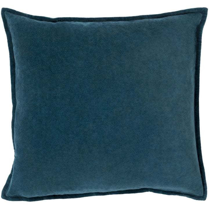 Cotton Velvet Pillow With Insert 18 x18