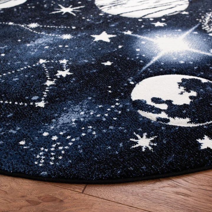 Baillie Dark Blue or Light Blue Area Rug-8'x8'