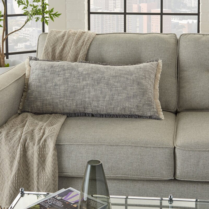 Heimbach Cotton Lumbar Pillow Cover With Insert-30"x14"