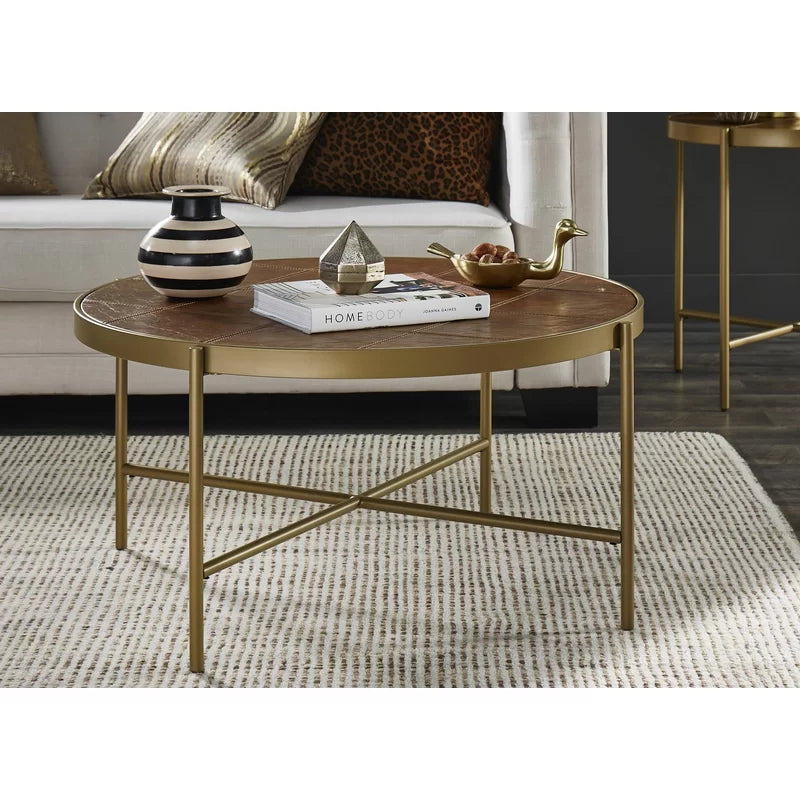 Jiro Cross Legs Coffee Table