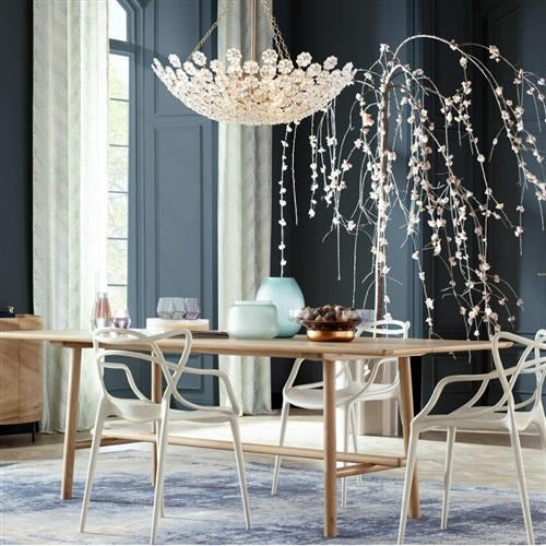 Regina Andrew Charlotte Hollywood Regency Natural Brass Steel Chandelier