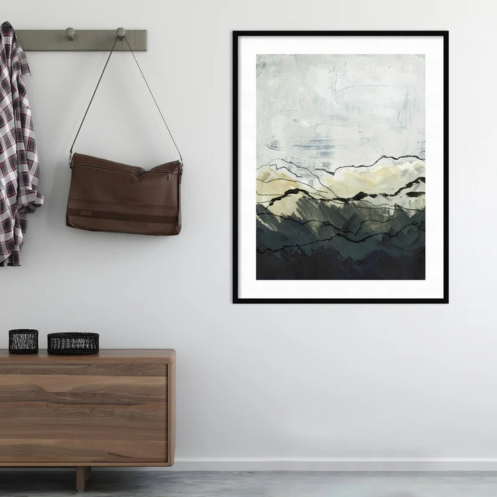 Winter Mountains I by Jennifer Paxton Parker With Frame 34.12"x43.12