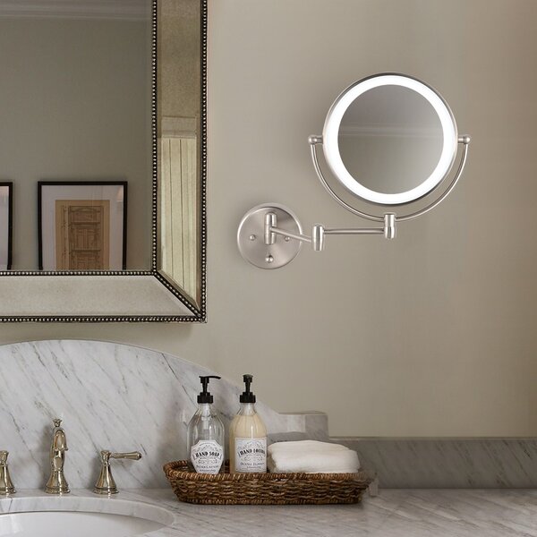 Lyra Lighted Magnifying Makeup Mirror