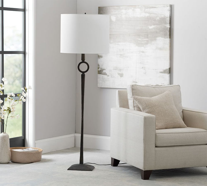 Easton Forged Iron Floor Lamp