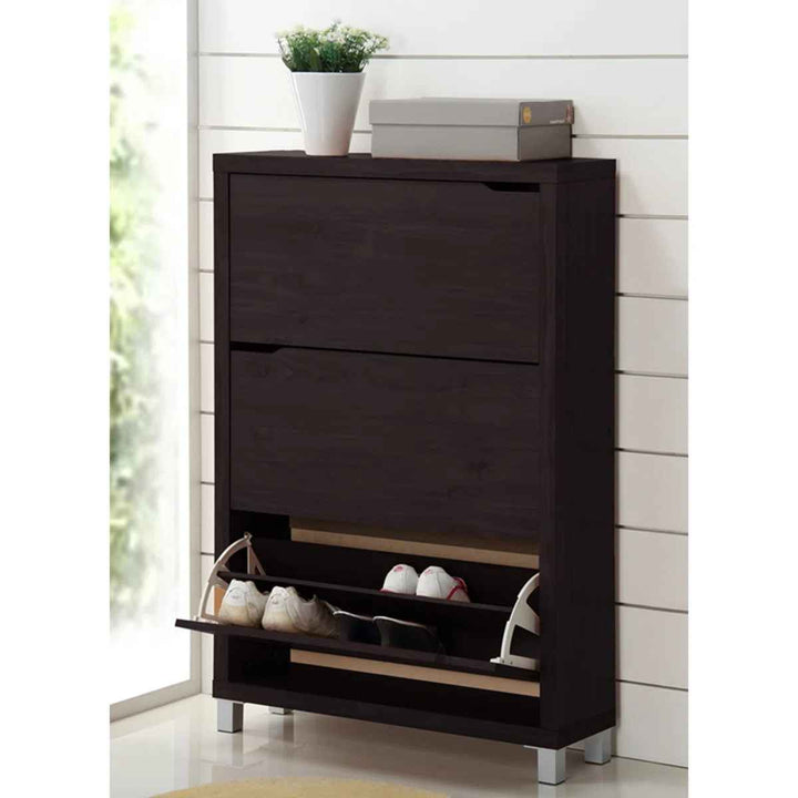 Simms 18 Pair Shoe Storage Cabinet