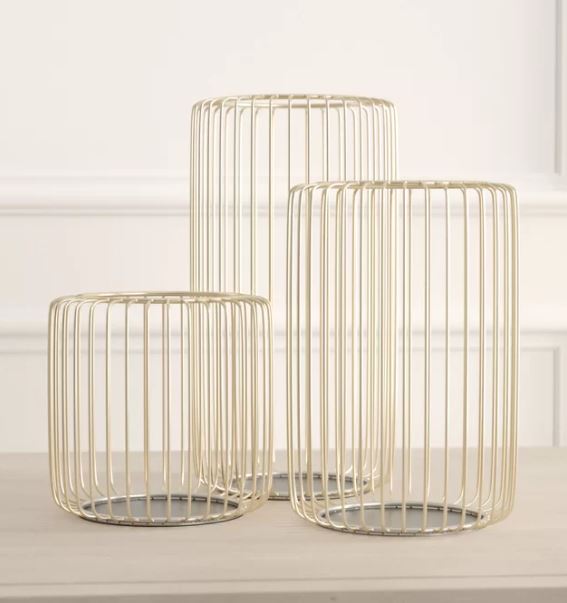 3 Piece Metal Hurricane Set