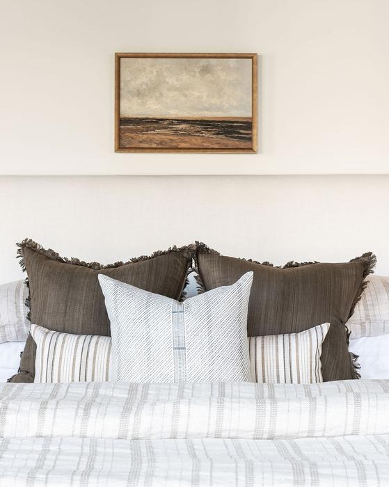 Abbey Silk Fringe Pillow Cover