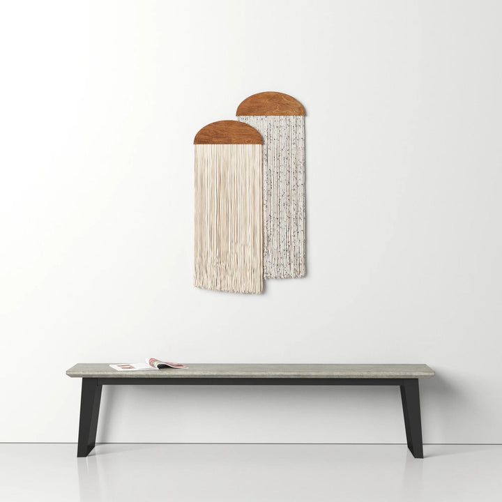 Macrame Knotting Blended Fabric Wall Hanging 2