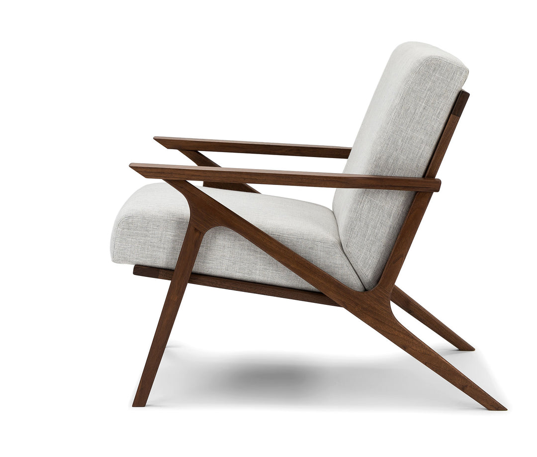 Otio Oceano Blue Walnut Lounge Chair