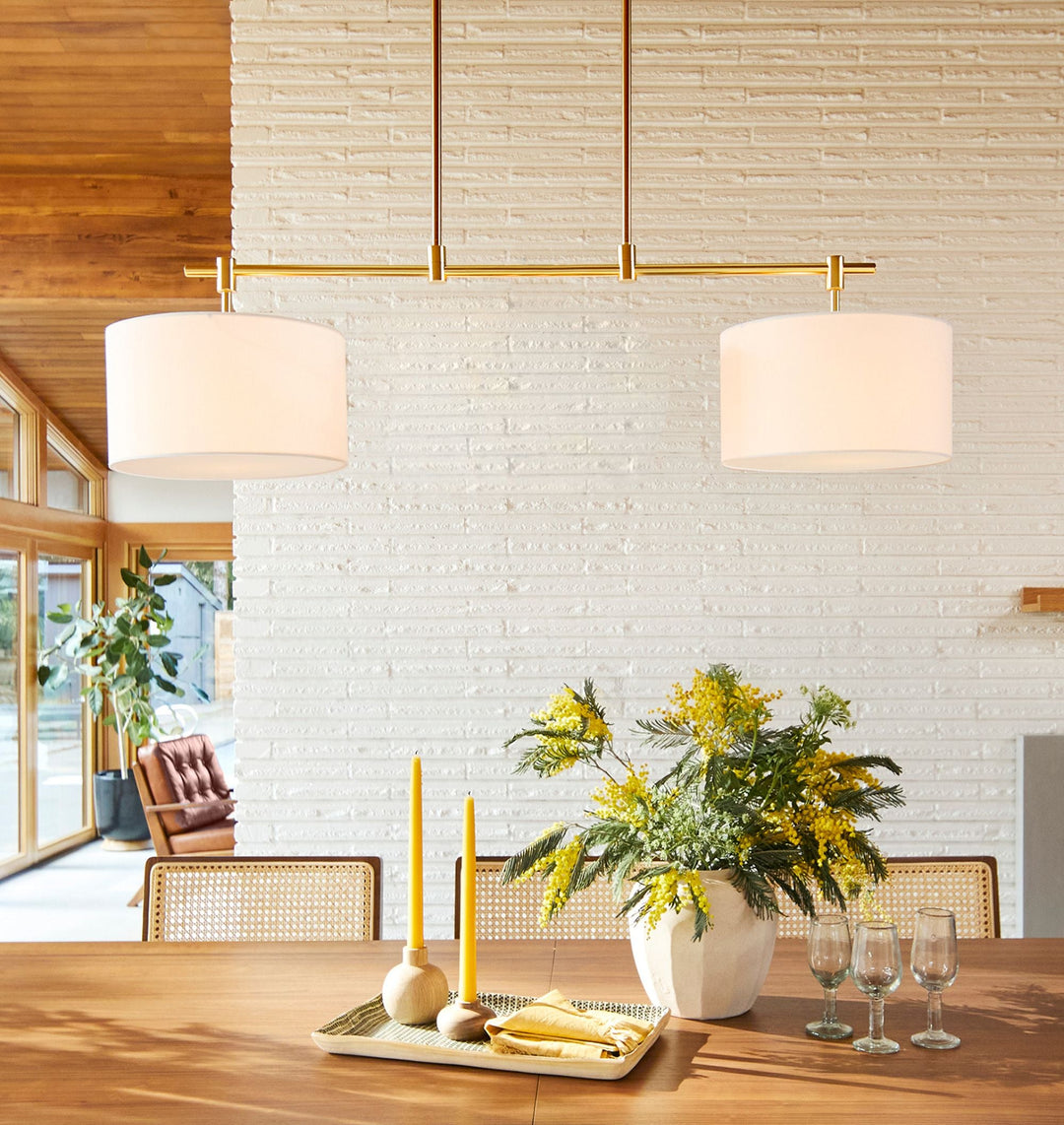 Adeline Double Linear Pendant