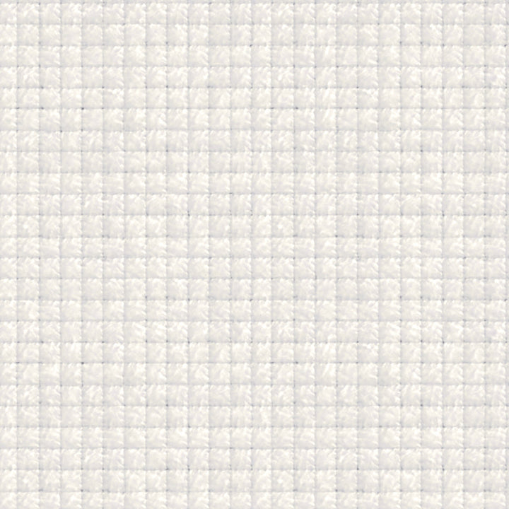 STITCHED ORGANIC COTTON SATEEN IVORY FULL QUEEN QUILT