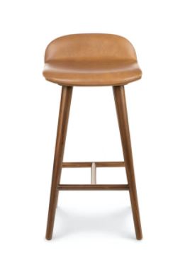 Sede Toscana Tan Walnut Counter Stool