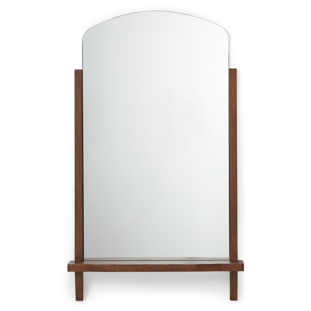 Luras Walnut Wall Mirror