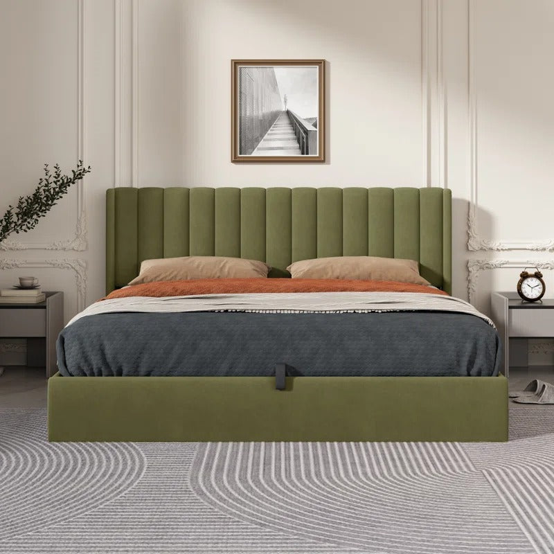 Daizia Lift Up Storage Platform Bed King