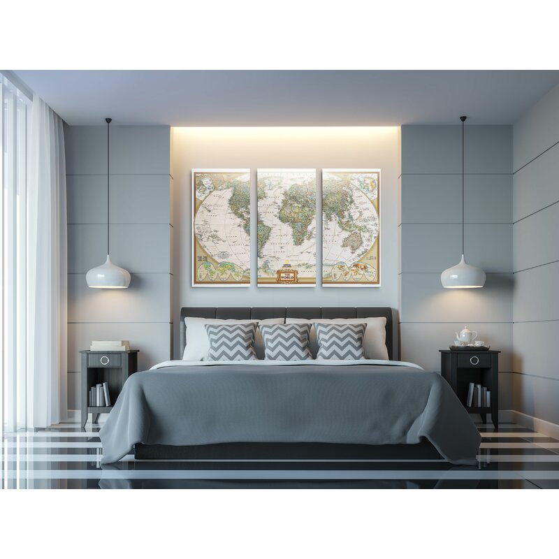 3 Piece Graphic Art on Canvas