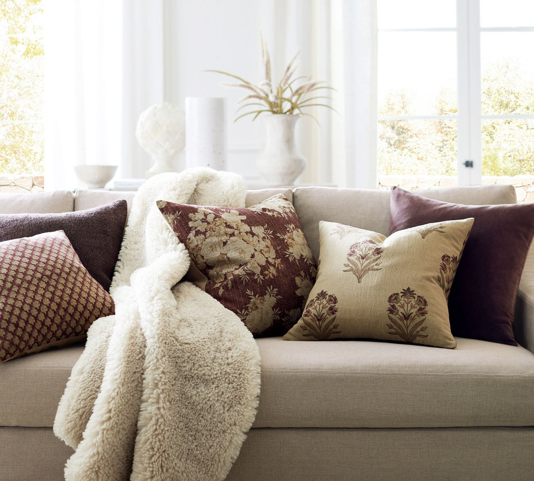 Faye Linen Textured Pillow-20"x20"