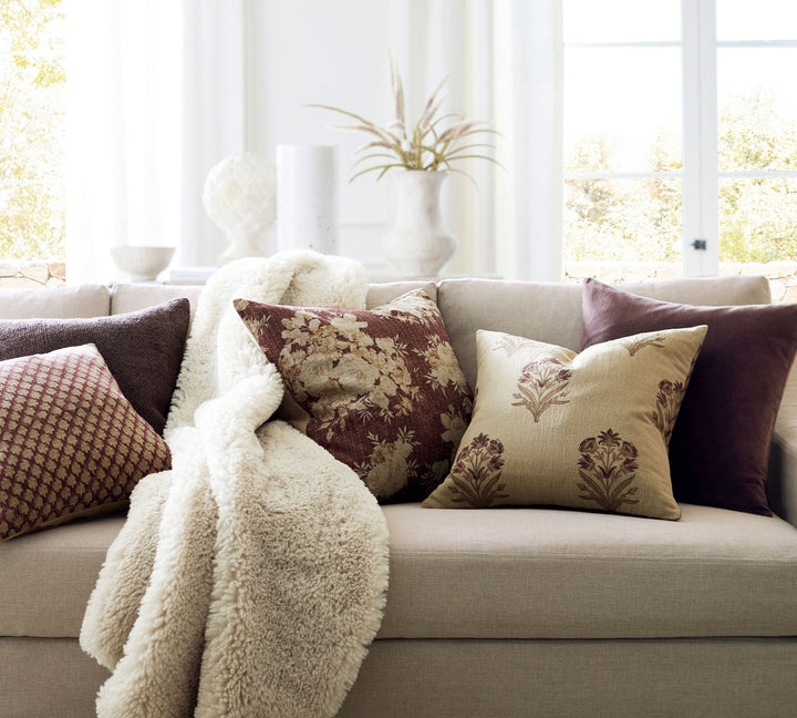 Faye Linen Textured Pillow-20"x20"