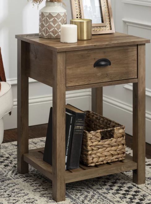 Genevieve End Table with Storage