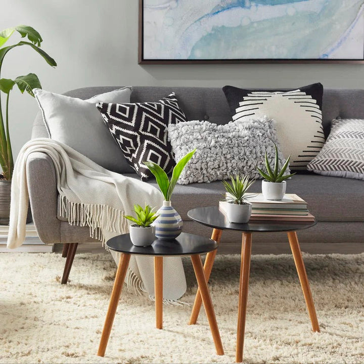 Centralia 100% Linen Throw Pillow