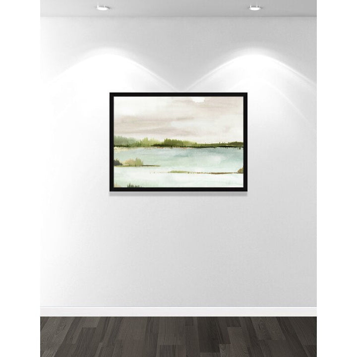 Silent Lake With Frame