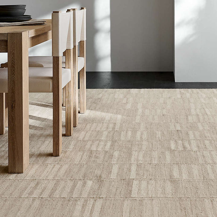 Carmel Wool Taupe Area Rug 10x14