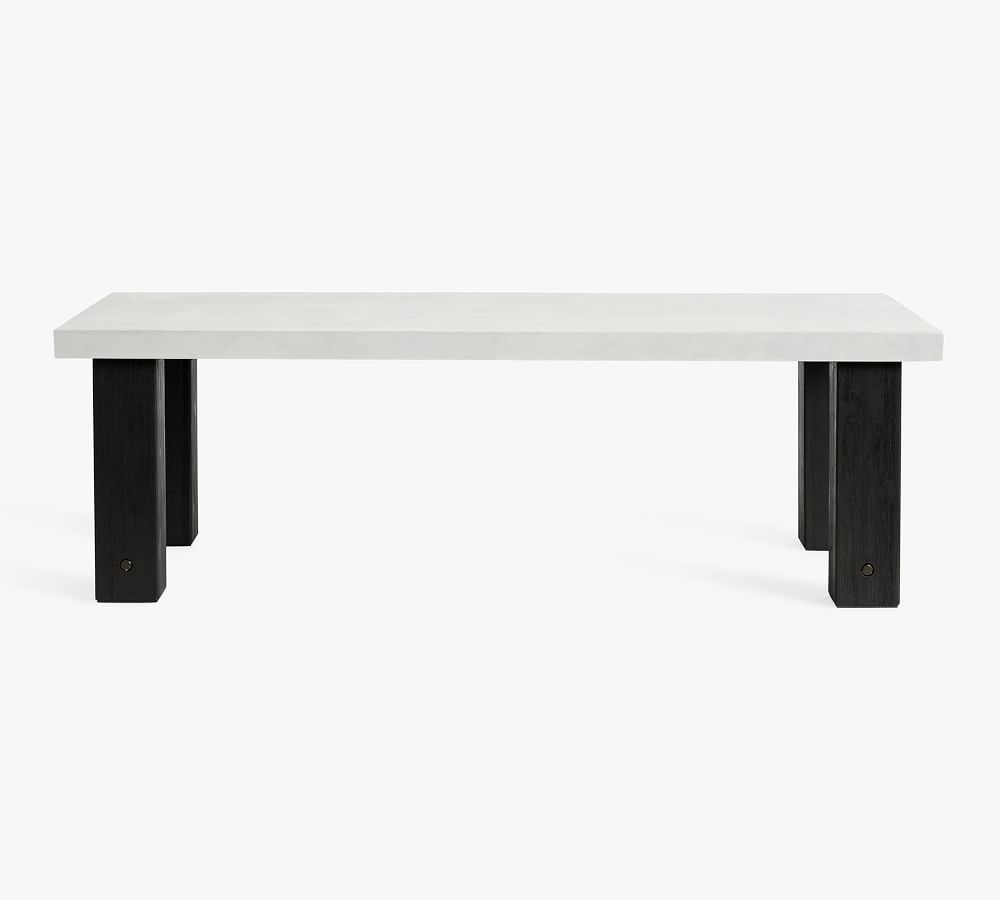 Abbott Chunky Leg Dining Table Black