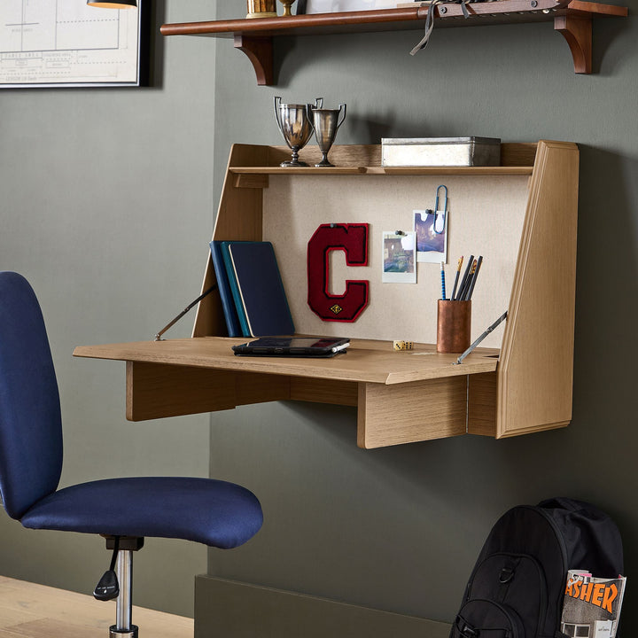 Closed Storage Wall Desk