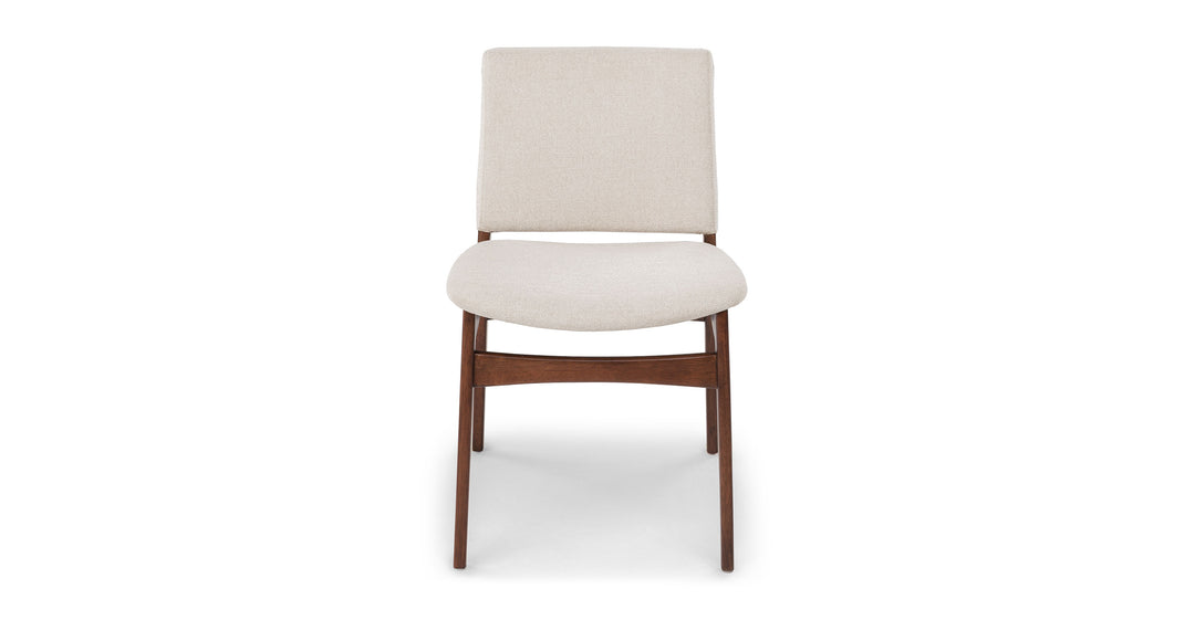 Nosh Chalk Gray Walnut Dining Chair