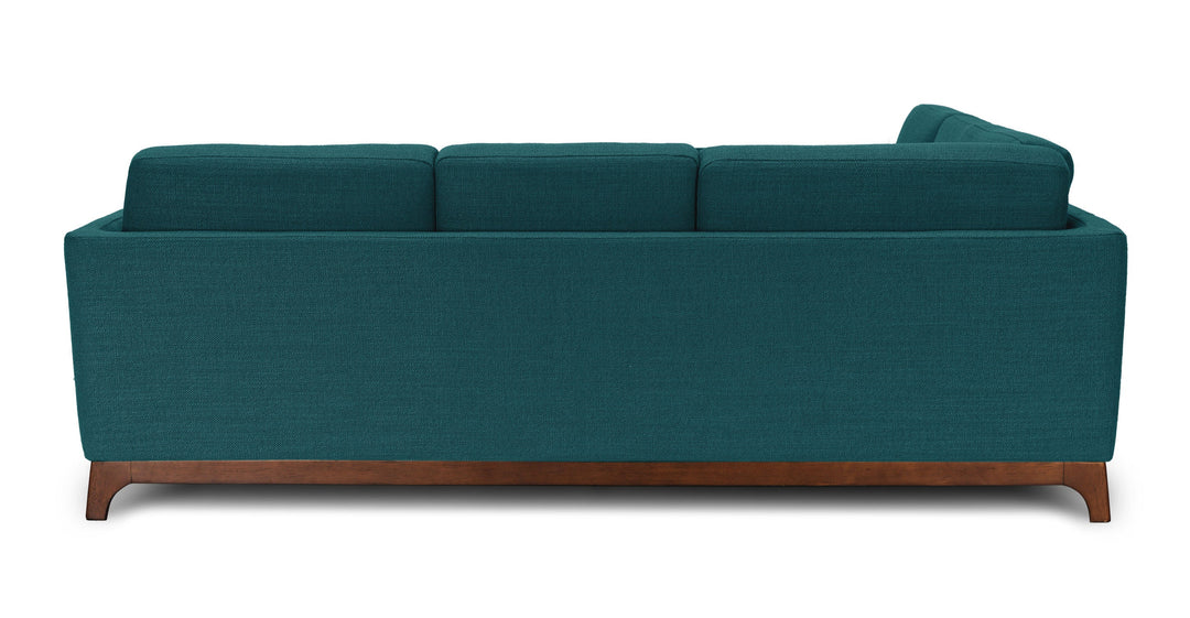 Ceni Lagoon Blue Corner Sectional