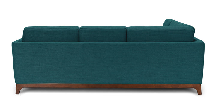 Ceni Lagoon Blue Corner Sectional