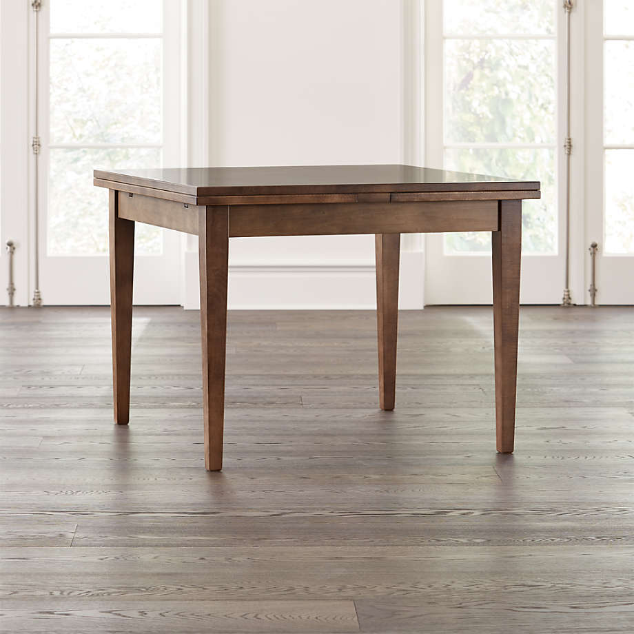 Pratico Nero Noce Extension Square Dining Table