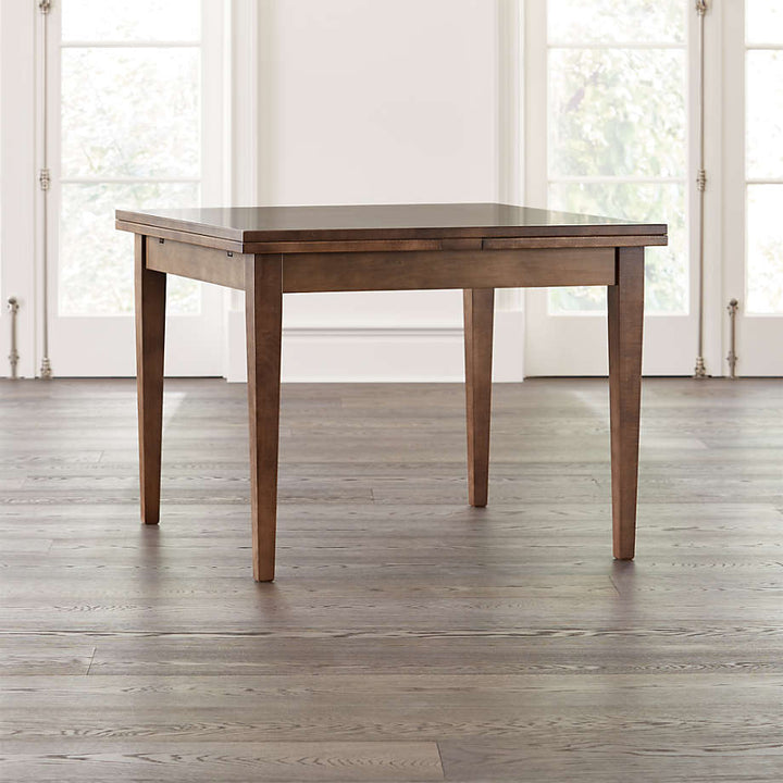 Pratico Nero Noce Extension Square Dining Table