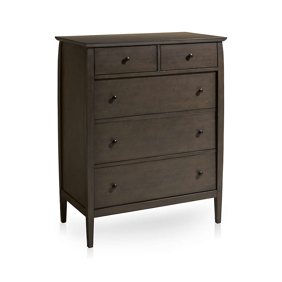 Mason Shadow 5 Drawer Grey Chest