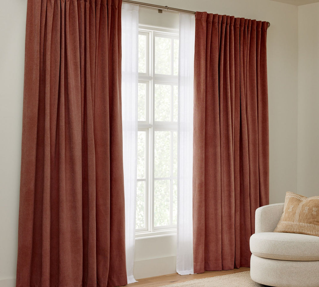 Rustic Chenille Curtain