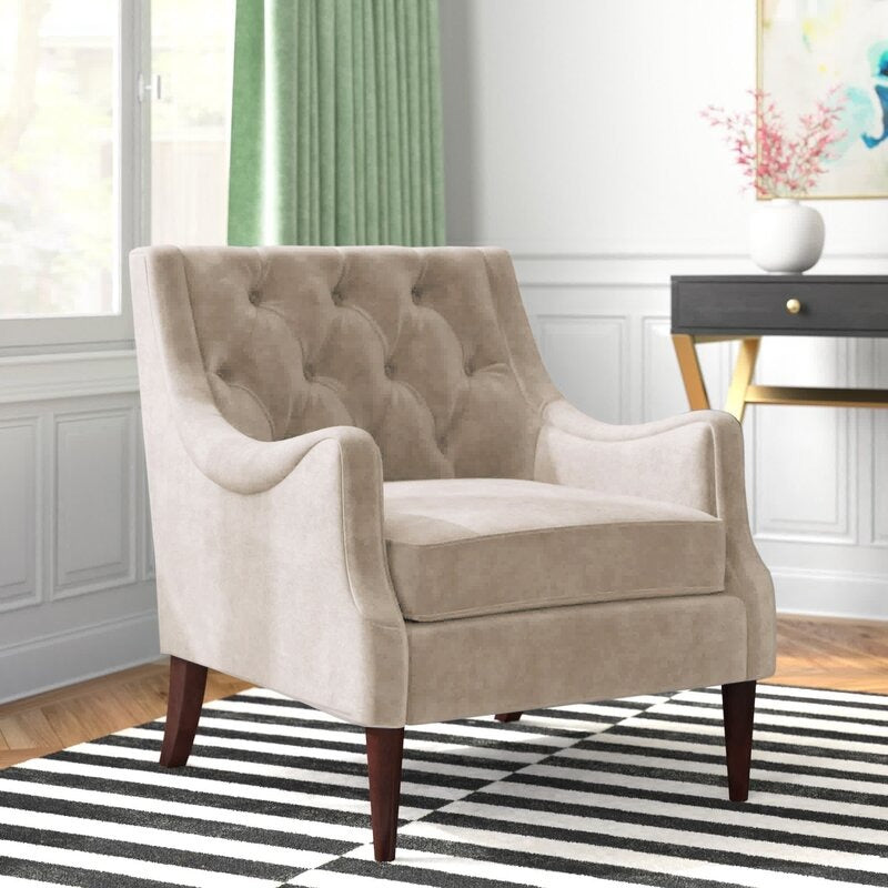 Brianna Wide Tufted Armchair