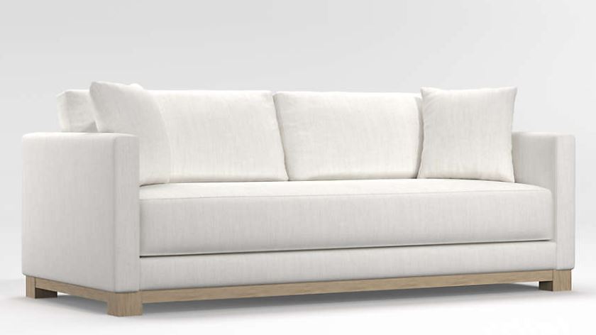 Gather Wood Base Bench sofa