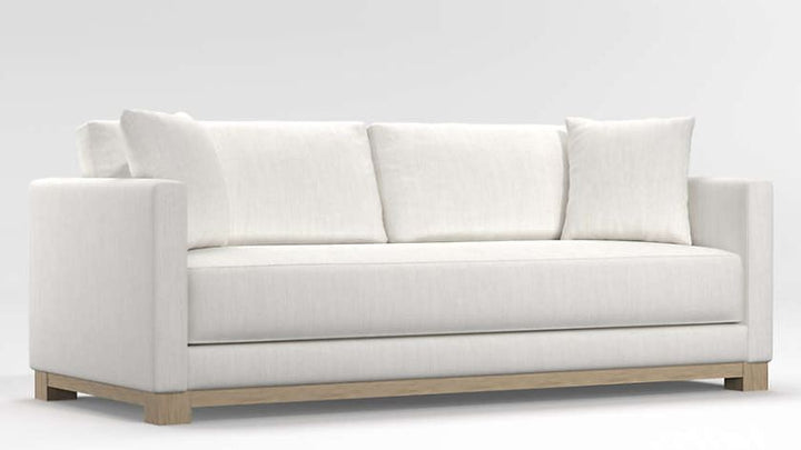 Gather Wood Base Bench sofa