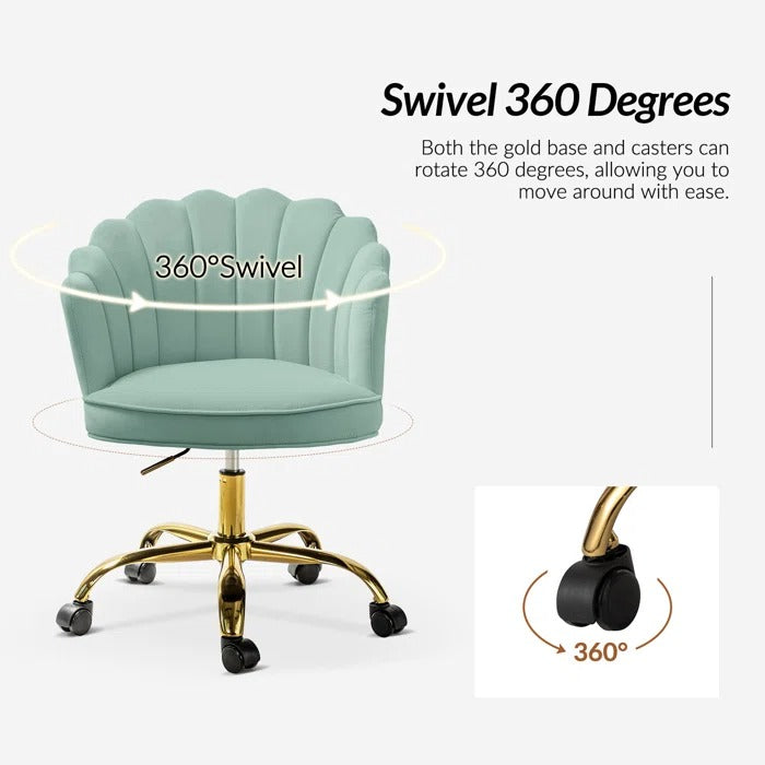 Belanda Modern Velvet Task Chair