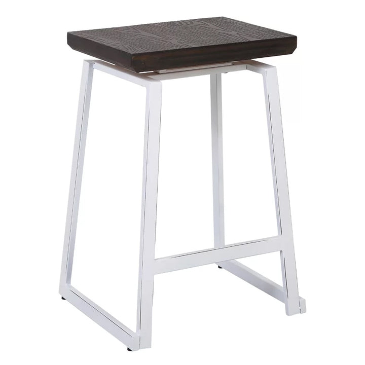 Prange Industrial Counter Bar Stool Set of 2