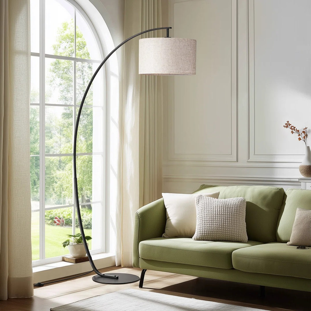 Arched Floor Lamp With Remote Control
