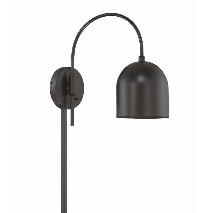 Karlie One Light Plug In Armed Sconce