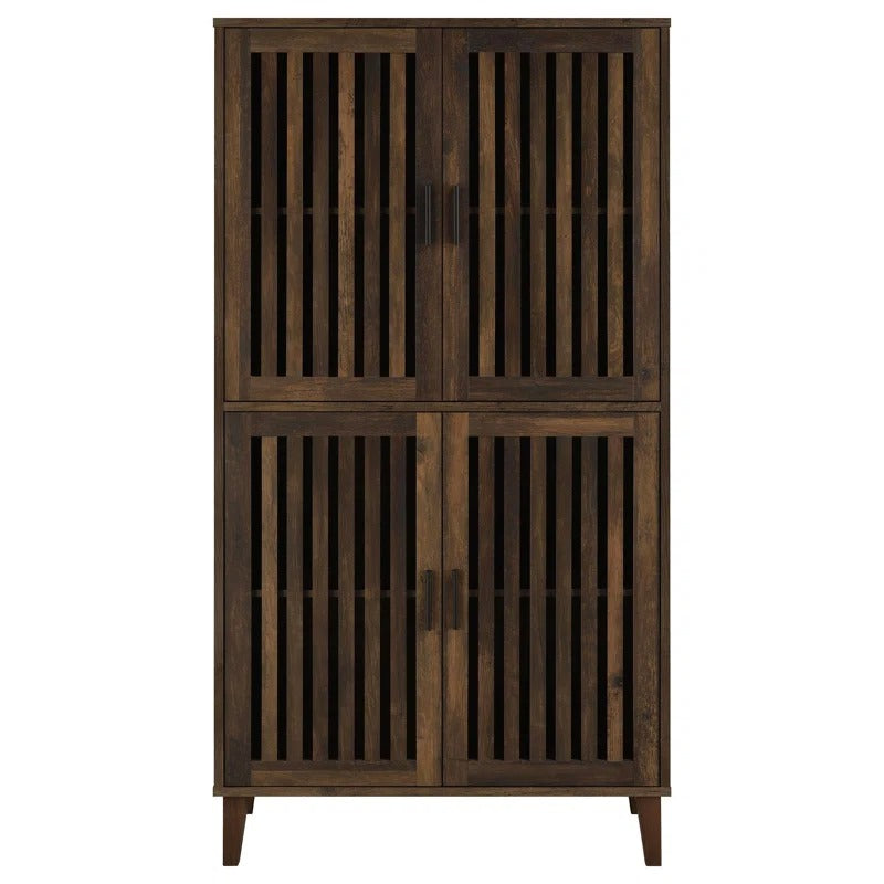 Hiroshi 4 Door Tall Accent Cabinet