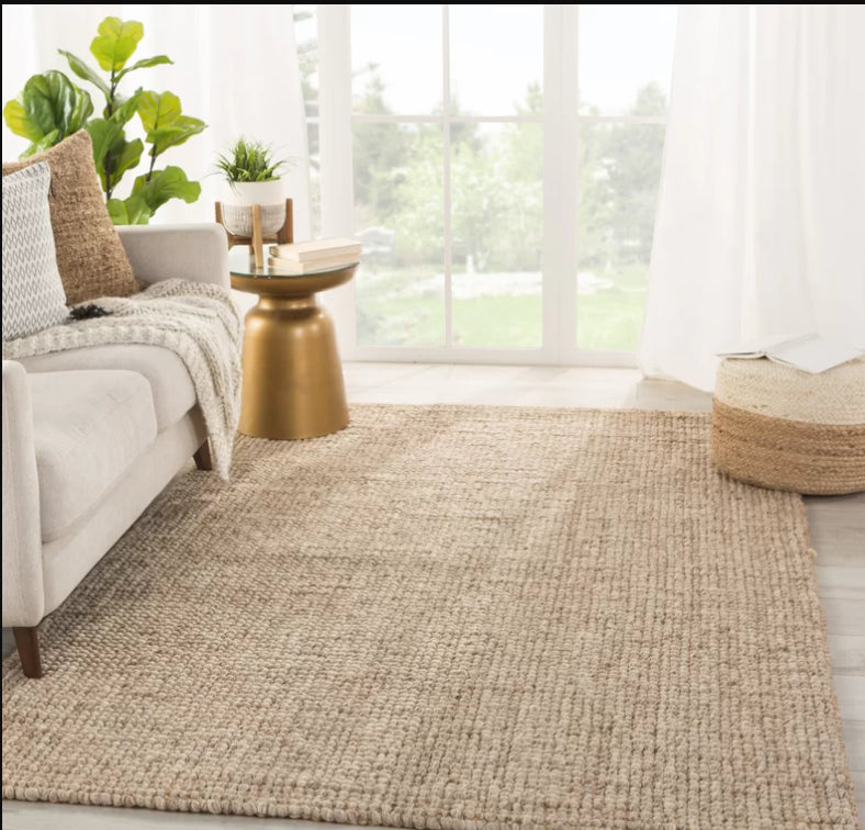 Brad Handmade DoeskinShifting SandSmoke Gray Rug