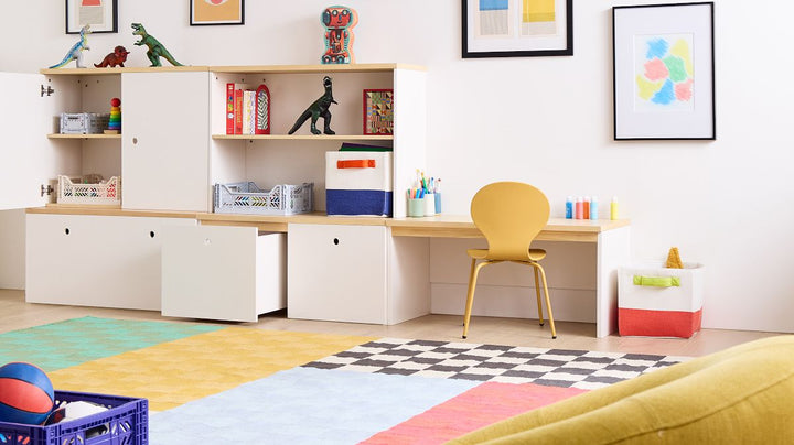 Ziggy Stepped Storage Set 2-Shelf Open Hutch