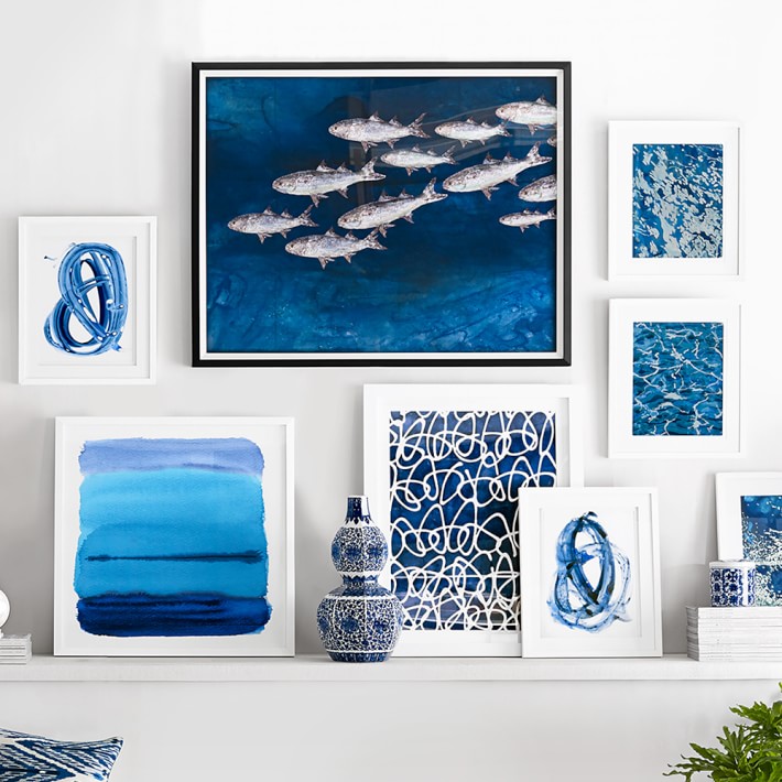 Crashing Waves I With Frame 18.25"x 21.25"